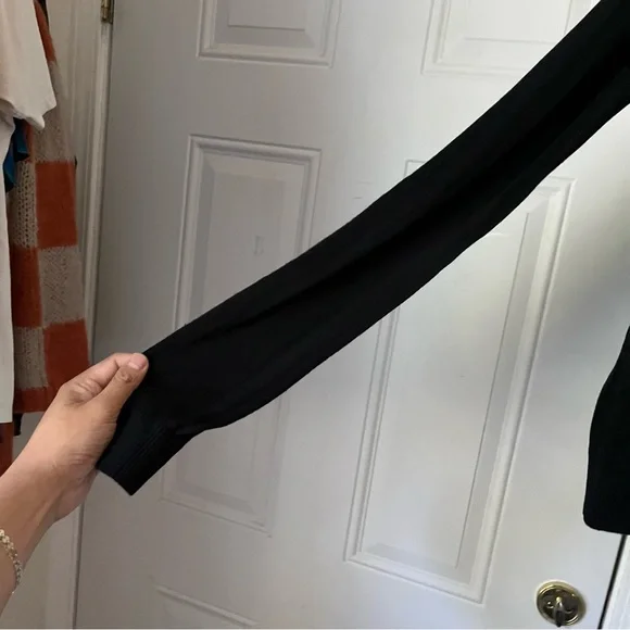 SOURPUSS black crew neck knit cat graphic long sleeve pullover sweater - Picture 2 of 4